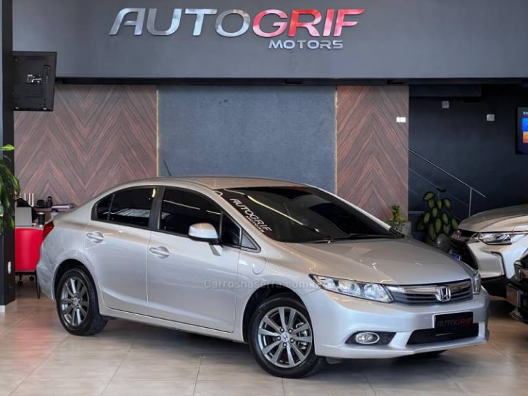 HONDA - CIVIC - 2012/2012 - Prata - R$ 65.900,00